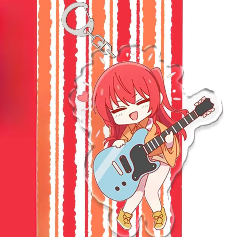 Bandai Lonely Rock Schlüsselanhänger, Cartoon-Anhänger, Yamada Ryou, Ijichi Nijika, Kita Ikuyo - Bild 2