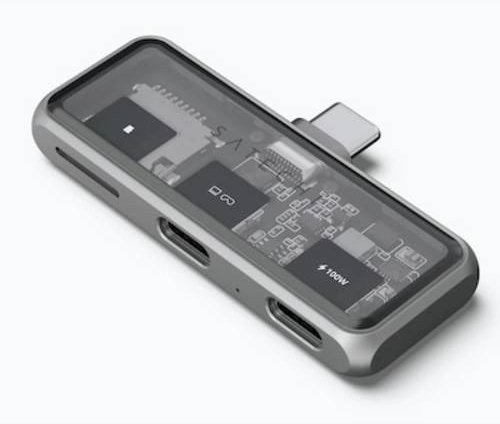 Satechi USB-C Dockingstation ST-HXRSDM in Grau - Bild 1