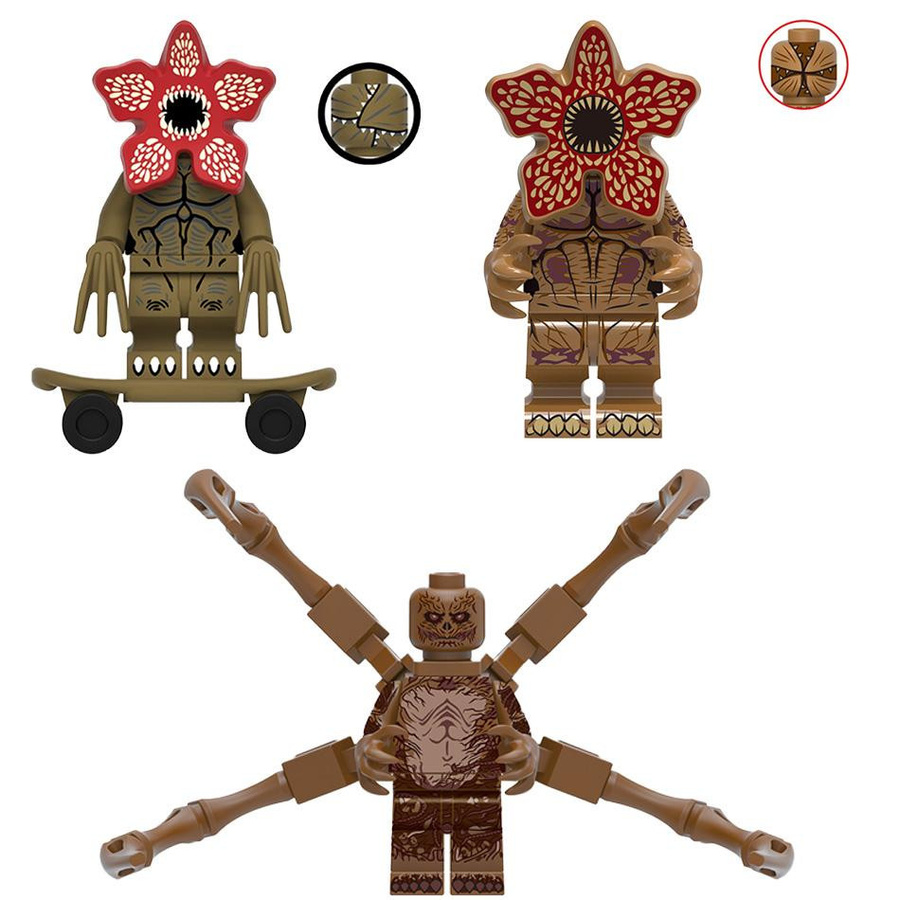 Fashnics Stranger Things Schreckliche Menschenfressende Blume Modellfigur Bausteine - Bild 3