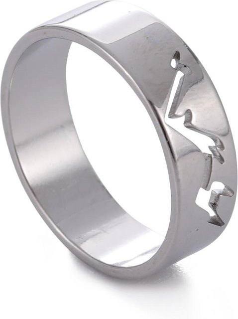 Partnerringe Edelstahl, Schwarz, Unisex - Bild 1