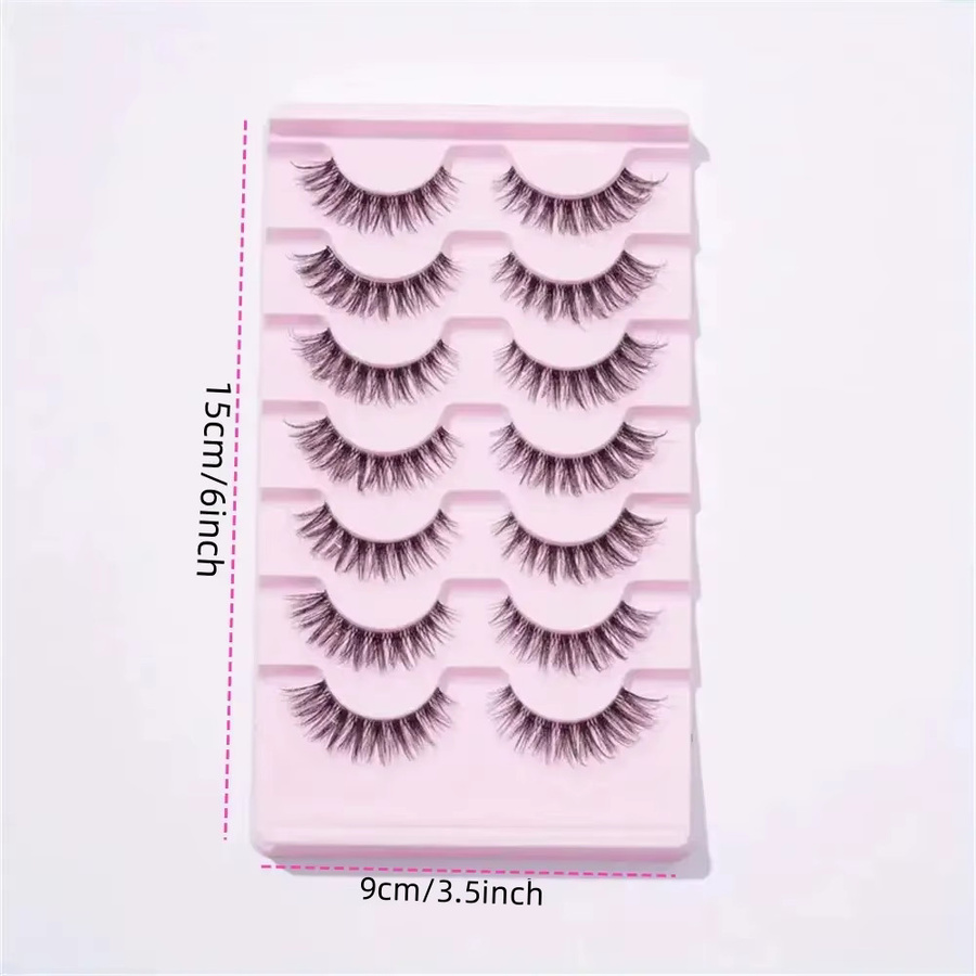 LIMEIKAI Künstliche Wimpern, Black, Unisex - Bild 2