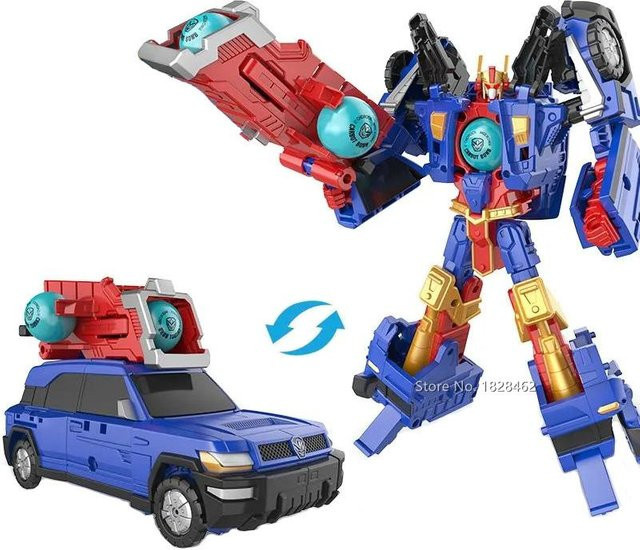 Hello Carbot Bohrer Burst Verwandlungs Roboter, Actionfiguren, Verwandlungsauto, ab 3 Jahren - Bild 1