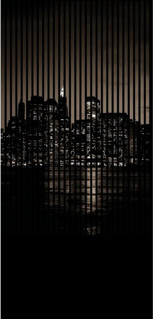FN Acustico Akustikplatte New York 2 Bunt aus PET und MDF, H x B x T: 2.400 x 1.133 x 19 mm - Bild 1