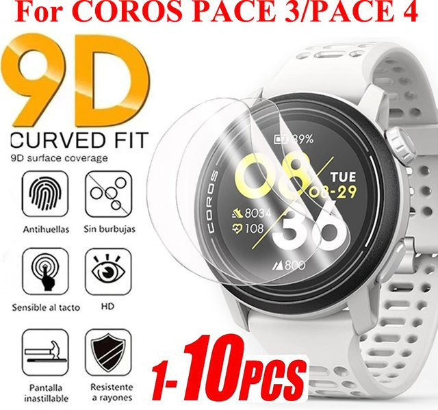 Displayschutzfolie für Coros Pace 3 und Pace 4 Smartwatch, HD Hydrogel-Folie, transparent, 1-10 Stück - Bild 1