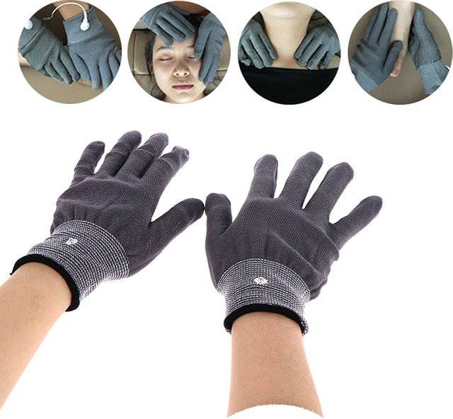 HNKMP Elektrotherapie-Massage-Elektrodenhandschuhe, Unisex - Bild 1