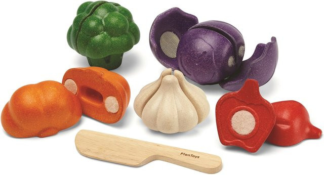 Plantoys Gemüse 5-farbiges Set, ab 1,5 Jahre - Bild 1