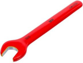 BGS VDE Einmaulschlüssel 71082 aus Chrom-Vanadium in Rot, Schlüsselweite: 32 mm - Bild 1