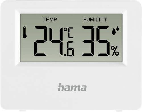Hama Digitales Thermometer und Hygrometer in Weiß für Innen und Außen - Bild 1