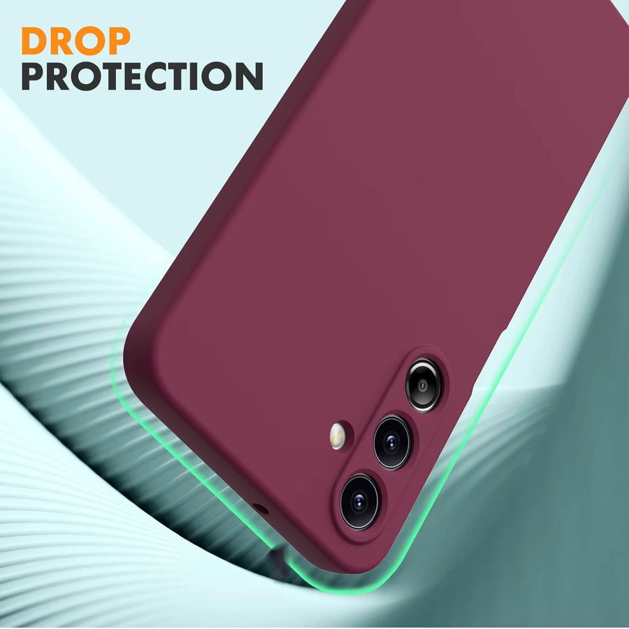 Stoßfeste Silikon Schutzhülle für Samsung Galaxy A17 A56 A55 A54 A52S A34 A33 A32 A16 in Rot - Bild 4