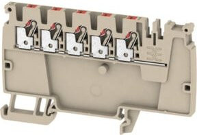 Weidmüller Verteiler-Reihenklemme AAP12 2.5 in Beige, 2,5qmm, 24A - Bild 1