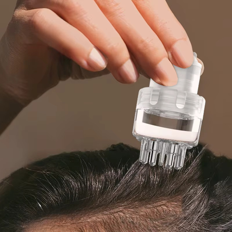 Massagekamm mit Flüssigserum-Ölbürste, Unisex - Bild 2