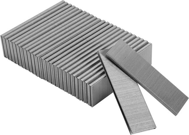 STAHLWERK Heftklammern Typ 90 aus verzinktem Stahl, Farbe Silber, 38 mm Länge, 5000er Set - Bild 1
