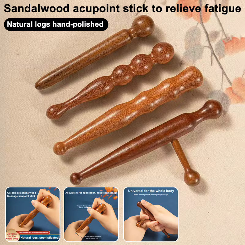 KuZHEN Massagegerät aus Sandelholz, Ganzkörper Massage-Tool - Bild 2