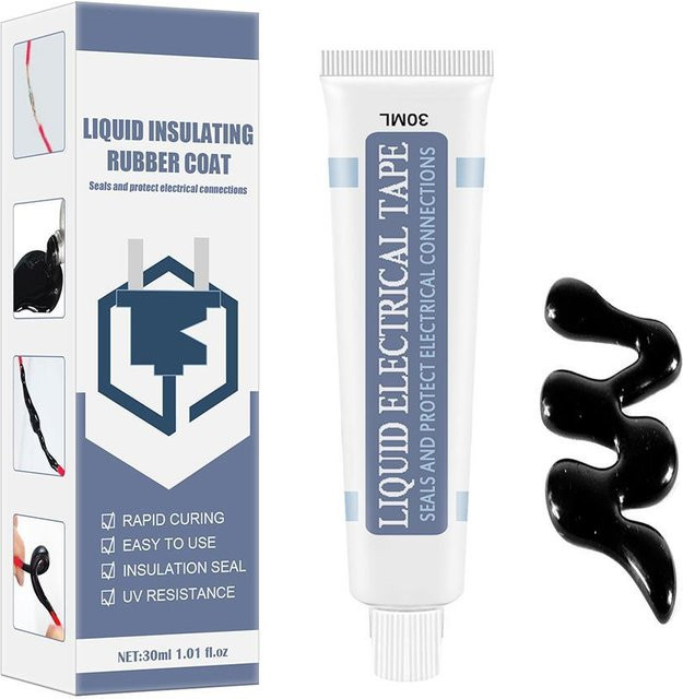DIYelecs Wasserdichter Flüssiger Isolierkleber Hochtemperatur Elektronisches Dichtmittel in Grau, 30 ml - Bild 1