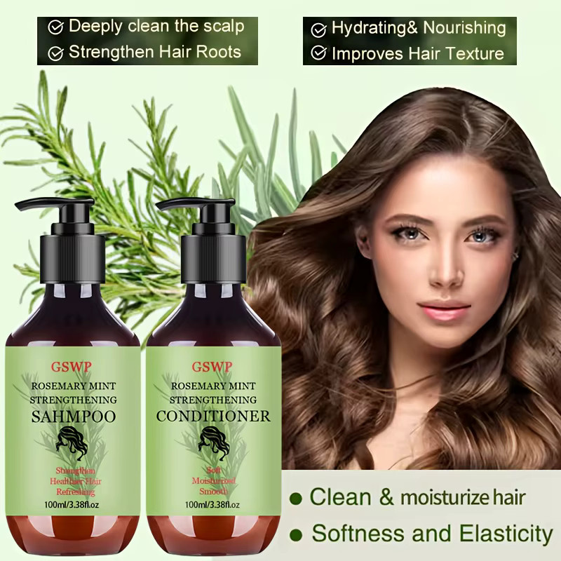 GSWP Rosmarin-Minze Shampoo & Conditioner mit Rosmarinöl, 200 ml - Bild 2