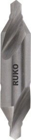 RUKO Zentrierbohrer DIN 333 HSS Form A mit Verstärkungswulst in Silber, Durchmesser: 6,3 mm, Länge: 71,0 mm, Breite: 16,0 mm - Bild 1