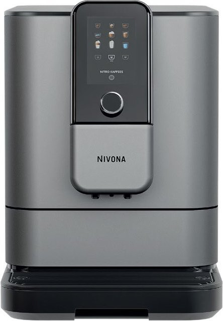 Nivona 8113 RomaticaPlus Kaffee-Vollautomat in Titan mit integrierter Heißwasserfunktion und Cocoa-Funktion, Grau - Bild 1