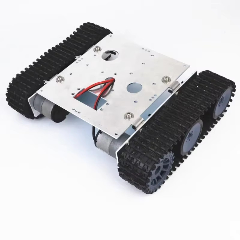 TIMEA RC-Spielzeugpanzer-Roboterchassis, Rahmen aus Aluminiumlegierung, Metall, Zubehör - Bild 2
