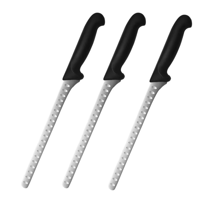 WXCOO Handgeschmiedetes Schinkenmesser aus Edelstahl in Silber als vielseitiges Schnitzmesser für Fleisch und Braten - Bild 6