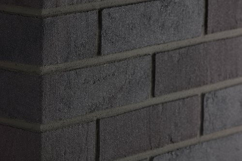 ELABRICK Eckverblender Bergen in Anthrazit, Steinoptik, 2 m² (B: 24,0 cm, H: 7,1 cm, T: 11,5 cm) - Bild 1