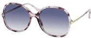 Chloé CH 0383S Sonnenbrille, Quadratisch, Vollrand, Kunststoff, Damen, blau, grau - Bild 1