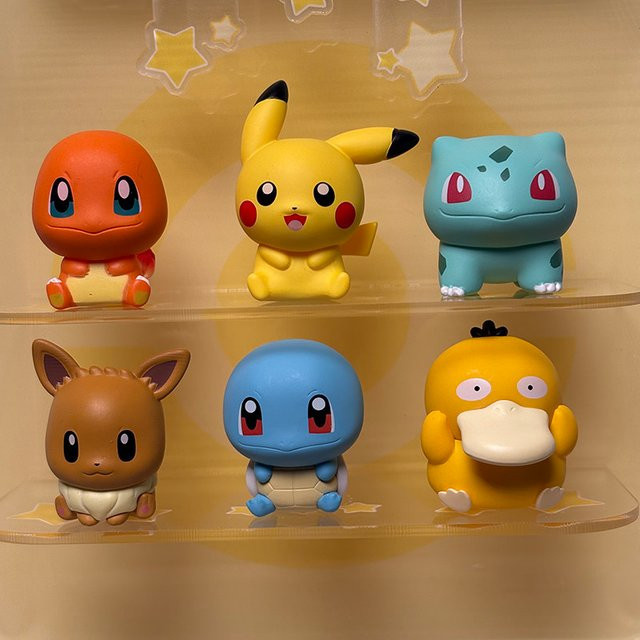 Funism Pokémon Kanto Starter & Klassische Charaktere, Chibi-Actionfiguren Blindbox, Set / Bundle - Bild 1