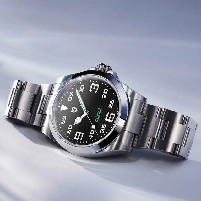 PAGANI DESIGN Armbanduhr Automatik, Edelstahl, Schwarz, Saphirglas, Herren - Bild 1