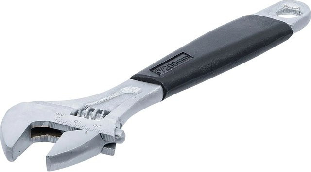 BGS Rollgabelschlüssel mit Kunststoff-Softgriff in Silber, Schlüsselweite max. 25 mm - Bild 2