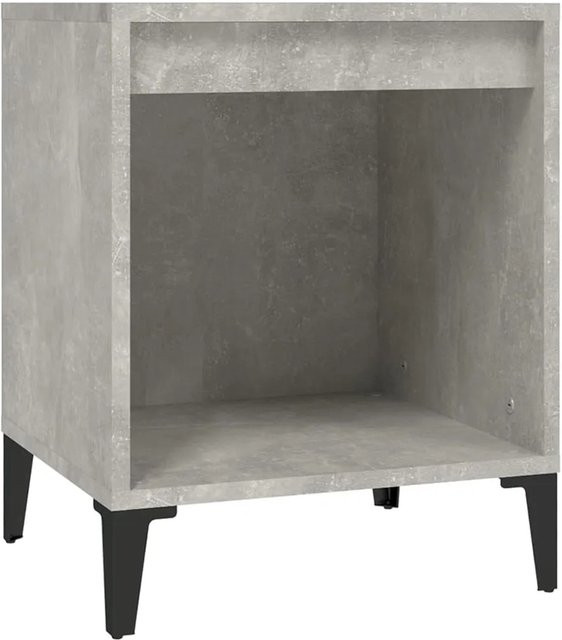 vidaXL Nachttisch in Betongrau für dein Schlafzimmer, B/T/H: 40 x 35 x 50 cm - Bild 1