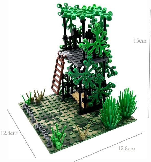 Linyi toy Dschungel Militär Szene Kommando Feld Armeestil 6–12 Jahre - Bild 1