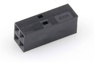 Molex Buchsengehäuse-Kabel Schwarz mit 2,54 mm Rastermaß - Bild 1
