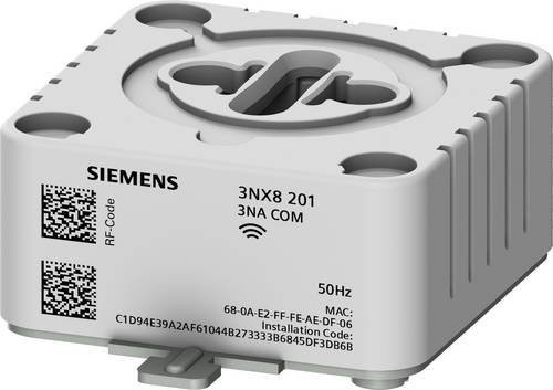 Siemens 3NX8201 Elektronikmodul passend für 3NA COM Sicherungen, Sicherungsgröße 2, 1-polig, weiß - Bild 1