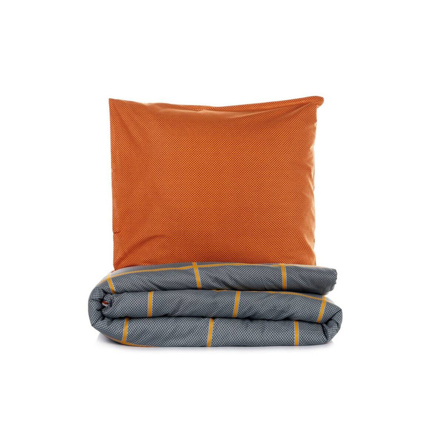 L'Essentiel Linge de Maison Bettwäsche Set aus Baumwolle Renforce in Blau oder Braun mit Bettbezug und Kissenbezug, B/H: 135 x 200 cm und 80 x 80 cm - Bild 3