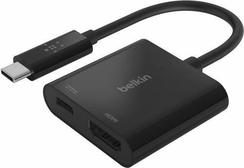 Belkin USB-C zu HDMI Adapter mit 60W Power Delivery in Schwarz - Bild 1