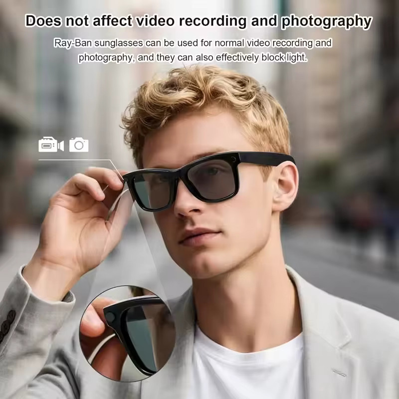 Ray Ban Silikon-Seitenschutzschilde, Black - Bild 3