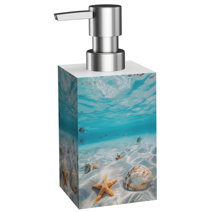 Sanilo Seifenspender Waterworld blau, B/T/H: 16,5 x 7,0 x 11,2 cm - Bild 2