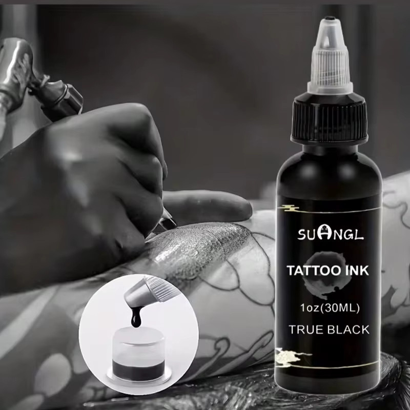 SUANGL Tattoo-Tinte Schwarz, 30 ml - Bild 6