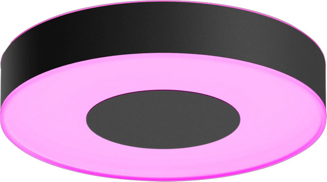 Philips Hue White & Colour Ambiance Xamento Deckenleuchte Badezimmer - Schwarz - Durchmesser: 38 cm - Bild 1