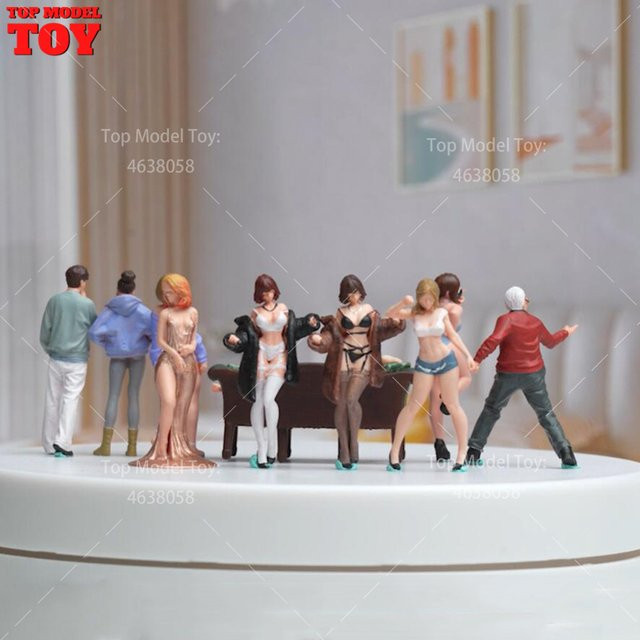 MAK Szeneriefigur Puppe, Unbemaltes Modell, Bunt / Mehrfarbig, Weiß - Bild 1