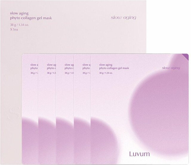 Luvum Slow Aging Phyto Collagen Gel-Maskenblatt, 5 Stück, Kollagen, Niacinamid - Bild 1