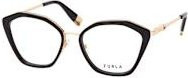Furla VFU 831 Korrektionsbrille, Cat Eye, Vollrand, Metall, black, Damen - Bild 1