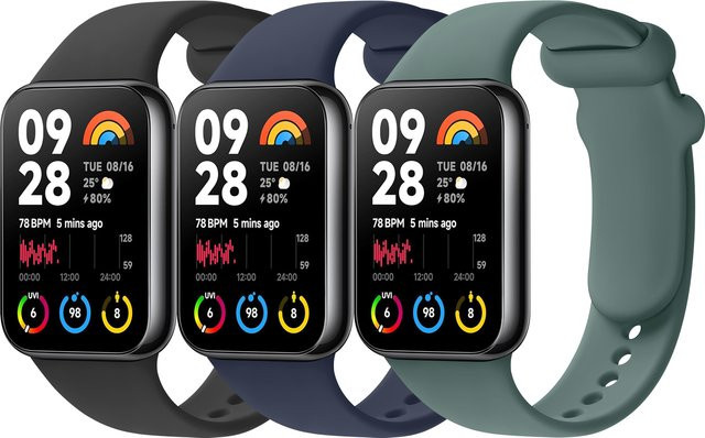Xiaomi Uhrenarmband Silikon, Schwarz, Unisex - Bild 1