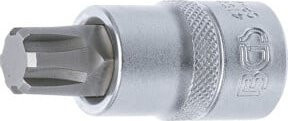 BGS Bit-Einsatz 4158 mit Keil-Profil für RIBE M14, Antrieb Innenvierkant 12,5 mm (1/2"), Farbe: Silber - Bild 1