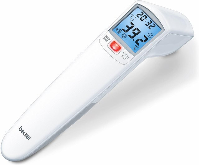 Beurer FT 100 Infrarot-Stirnthermometer in Blau und Weiß - Bild 1