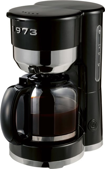 SILVERCREST Kaffeemaschine Retro 1973 SKMR 1000 A1 in Chrom und Schwarz mit Glaskanne und Abschaltautomatik - Bild 1