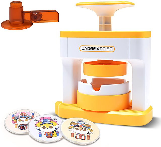 Neoglint Button-Maker-Set, DIY-Pin-Button-Maker, 98-teiliges Set - Bild 1