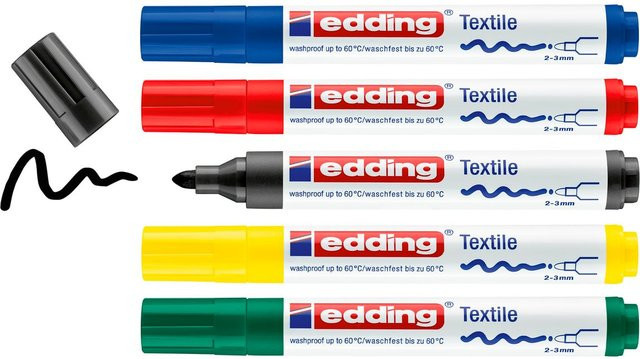 edding 4500 Textilmarker Multicolor Set für Stoffe - Bild 1