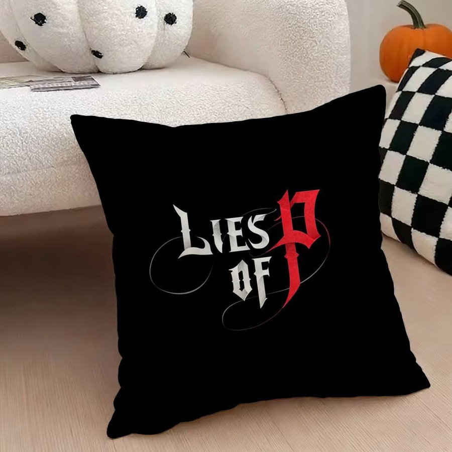 Lies Of P Kissenbezug aus Peach Skin für Auto oder Sofa, 1 Stück, B/B/H: 18 x 18 x 18 cm - Bild 2