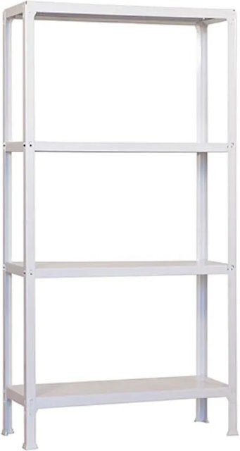 PROREGAL Wohnregal Living Koala aus Metall mit 4 Fachböden in Weiß, H x B x T: 160 x 80 x 30 cm - Bild 1