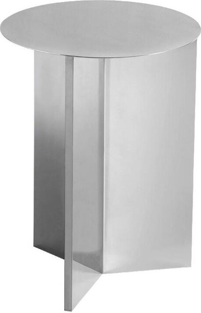 HAY Slit Beistelltisch aus Metall in Silber - Bild 1